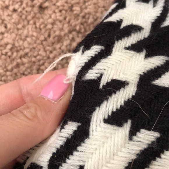 Houndstooth 3/4 sleeve jacket - Picture 2 of 5